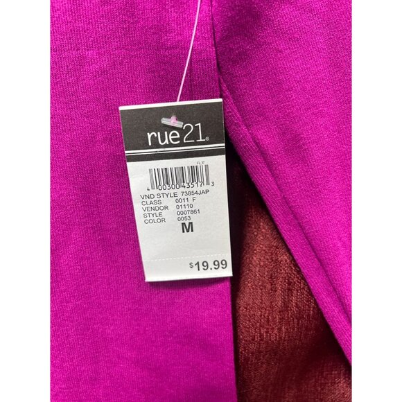 Rue 21 - Women's 1/2 Zip Long Sleeve Shirt - Purple - Medium - Picture 8 of 13
